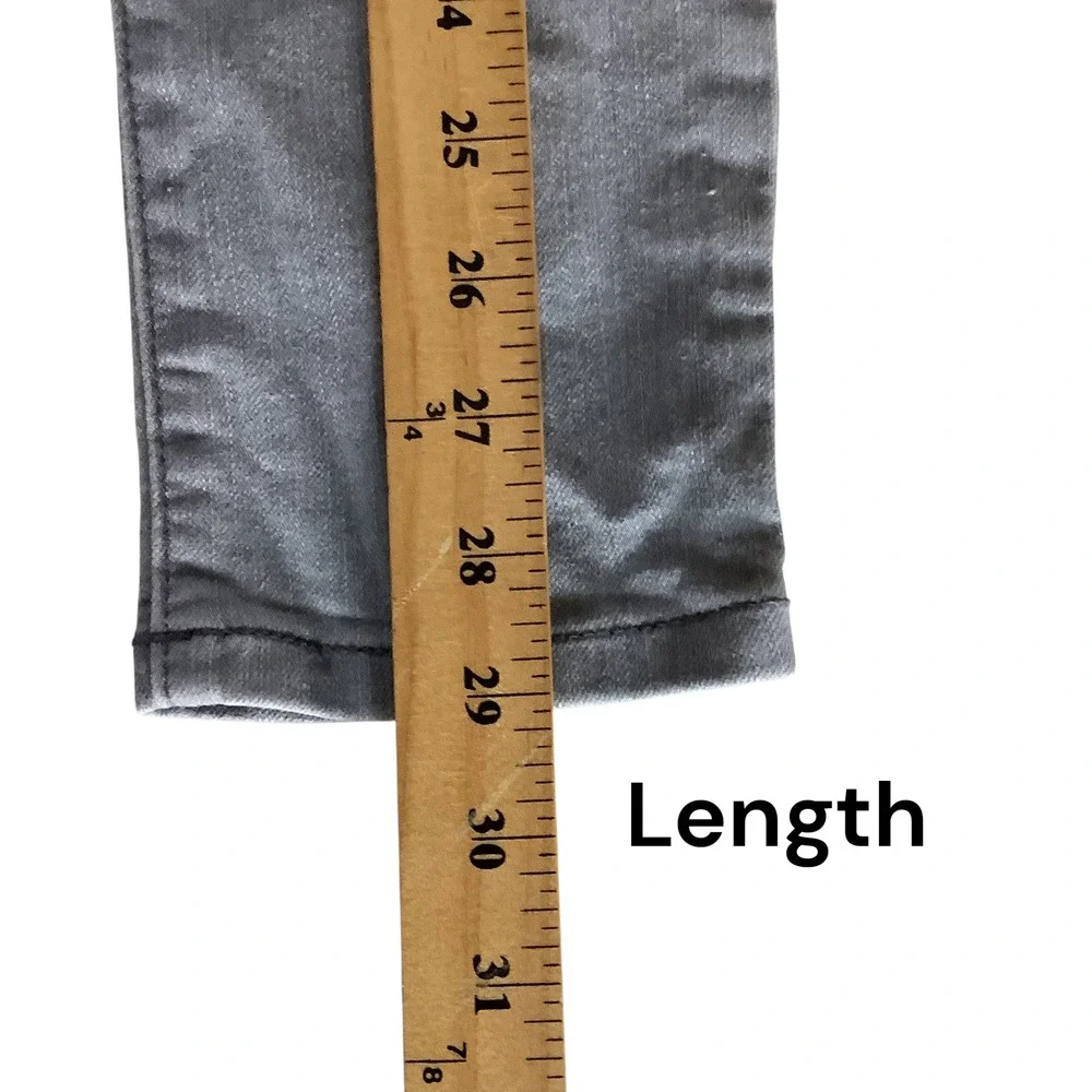 The Children's Place Skinny‎ Jeans Girls Size 8 Gray Super Skinny Denim School